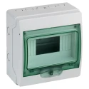 Schneider Electric Lockable Kaedra Mini Distribution Board, Plastic, 8 Way, IP65, Surface Mount, 63A Maximum Current 13959