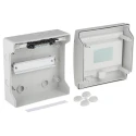 Schneider Electric Lockable Kaedra Mini Distribution Board, Plastic, 8 Way, IP65, Surface Mount, 63A Maximum Current 13959