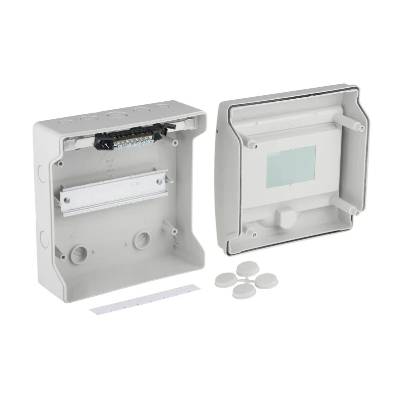 Schneider Electric Lockable Kaedra Mini Distribution Board, Plastic, 8 Way, IP65, Surface Mount, 63A Maximum Current 13959