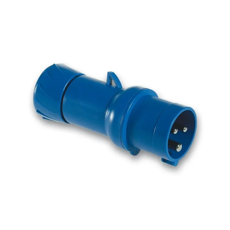 Schneider Electric Mureva IP44 Blue Cable Mount 2P+PE Straight Industrial Power Connector 32A 230V 