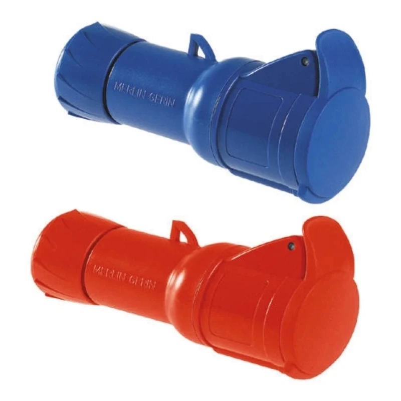 Schneider Electric Cable Mount Industrial Power Connector, Rated 16A 415V, IP44 Red, 3P+PE Pratika 