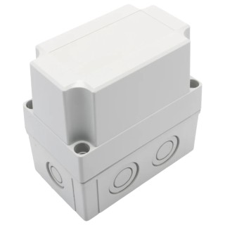 Fibox Polycarbonate Grey Lid General Purpose Enclosure IP66 IP67 IK08 125 mm x 130 mm x 80 mm 