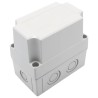 Fibox Polycarbonate Grey Lid General Purpose Enclosure IP66 IP67 IK08 125 mm x 130 mm x 80 mm