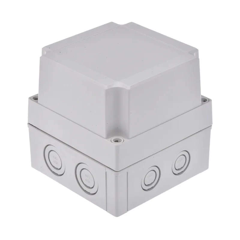 Fibox Grey Grey Lid Polycarbonate Enclosure IP66 IP67 IK08 125 mm x 130 mm x 130 mm 