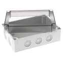 Fibox Grey Clear Lid Polycarbonate Enclosure IP66 IP67 75 mm x 180 mm x 130 mm 