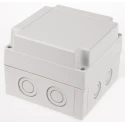 Fibox Polycarbonate Grey Lid General Purpose Enclosure IP67 IP66 IK08 100 mm x 130 mm x 130 mm 