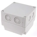 Fibox Polycarbonate Grey Lid General Purpose Enclosure IP67 IP66 IK08 100 mm x 130 mm x 130 mm 