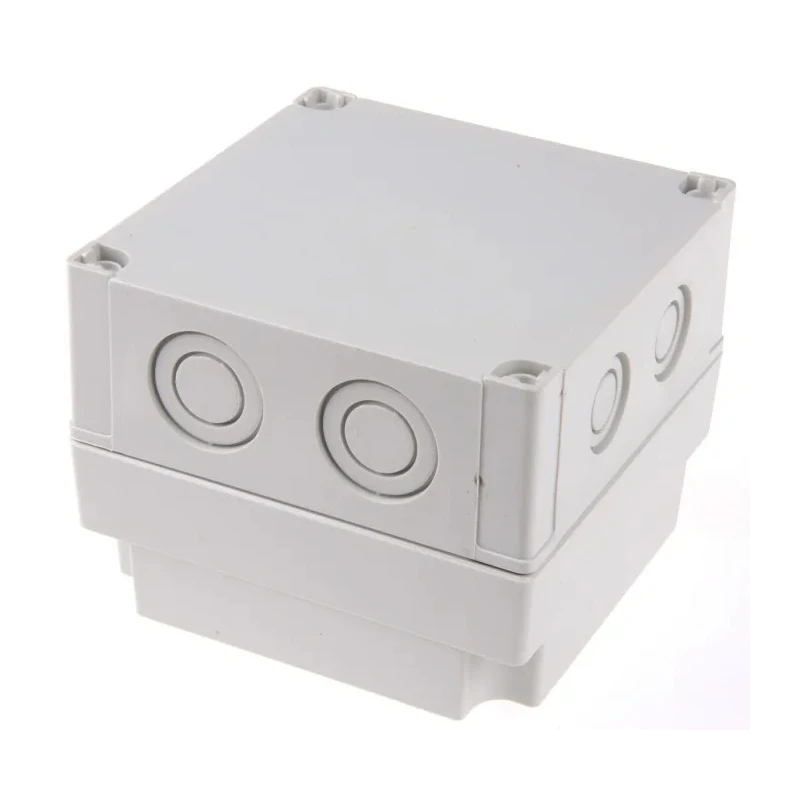 Fibox Polycarbonate Grey Lid General Purpose Enclosure IP67 IP66 IK08 100 mm x 130 mm x 130 mm 