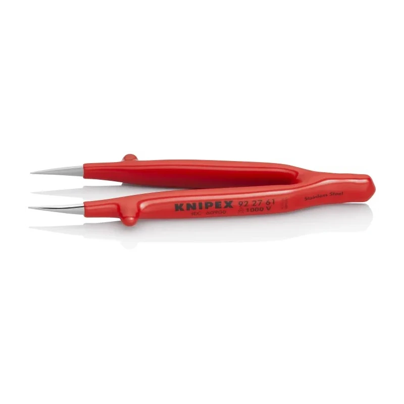 Knipex 130mm Nickel Plated Steel Smooth Tweezer 92 27 61