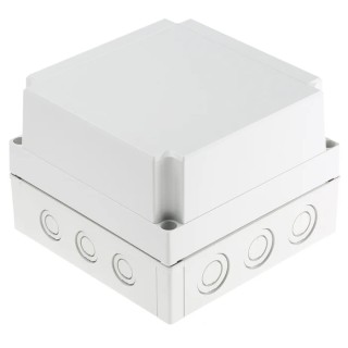 Fibox Grey Polycarbonate Enclosure IP67, IP66, IK08, 125 mm x 180 mm x 180 mm 