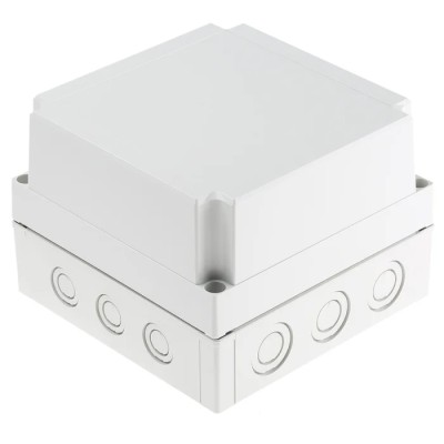 Fibox Grey Polycarbonate Enclosure IP67, IP66, IK08, 125 mm x 180 mm x 180 mm 