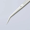 Knipex Stainless Steel Serrated Tweezer 155mm Non-Magnetisable Anti-Acid IEC 60900:2004 92 34 36
