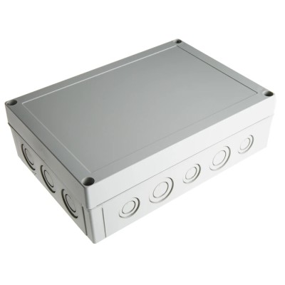 Fibox Polycarbonate Enclosure Grey Lid IP66, IP67, IK08, 75 mm x 255 mm x 180 mm 