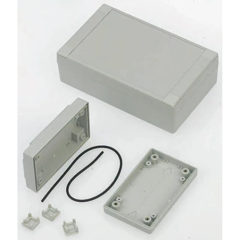 CAMDENBOSS 7000 Series Grey Grey Lid ABS Enclosure IP65, 30mm x 127mm x 75mm 498-6857