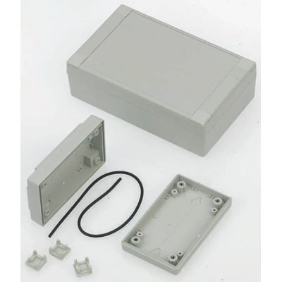 CAMDENBOSS 7000 Series Grey Grey Lid ABS Enclosure IP65 45 mm x 127 mm x 75 mm CRDCGG005