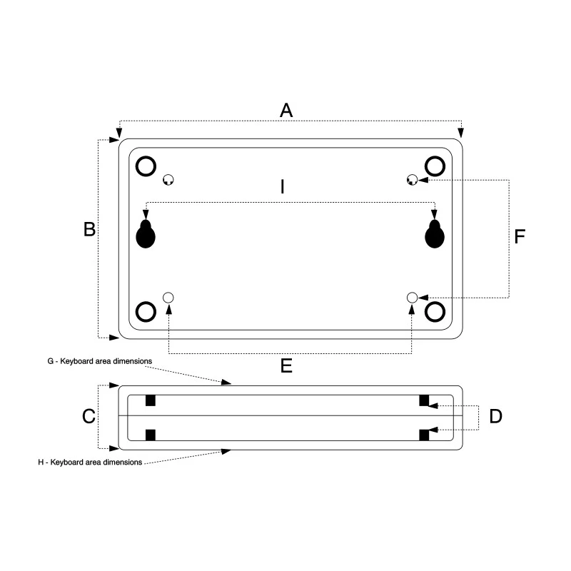 CAMDENBOSS 7000 Series Grey Grey Lid ABS Enclosure IP65 Rated 80 mm x 220 mm x 145 mm CRDCERG09