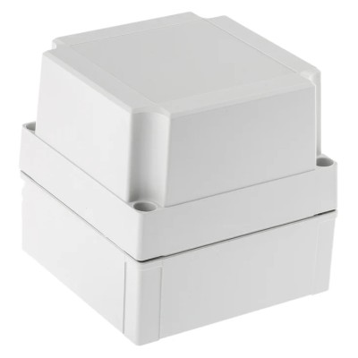 Fibox Grey ABS Enclosure IP66 IP67 125 mm x 130 mm x 130 mm ABS 125/125 HG ENCLOSURE