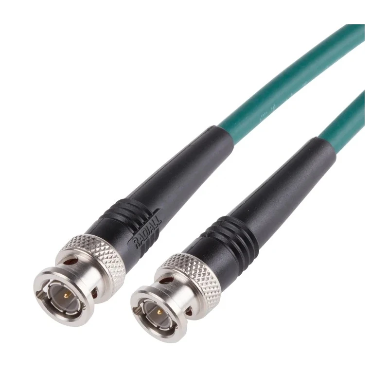 Radiall Coaxial Cable Assembly Male BNC to Male BNC 2 m 75 Ω R284C0351021