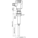 Vega Vibrating Rod Level Switch Plastic Housing Silicone Gasket Free Mounting VB61.XXAGDRKMX