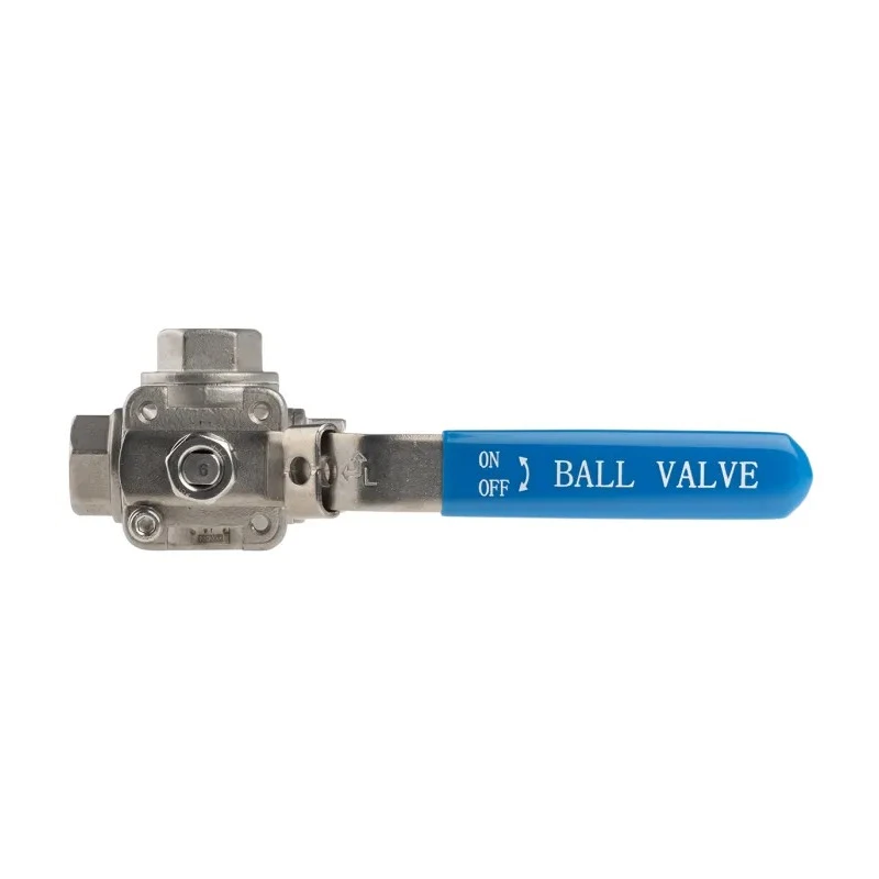 RS PRO Stainless Steel Threaded 3-Way Ball Valve BSPP, 1/4 in Female Port, 68 Bar Maximum Pressure, Operating 499-1865