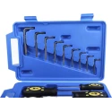 RS PRO 18-Piece L Shape Short Arm Torx Key Set Chrome Vanadium Steel 32cm x 20cm 499-2521
