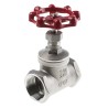 RS PRO Stainless Steel Globe Valve Threaded 32 bar 1.5 in Female G Thread 200°C 200WOG 499-2600