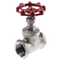 RS PRO Stainless Steel Globe Valve Threaded 32 bar 1.5 in Female G Thread 200°C 200WOG 499-2600