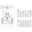 RS PRO Stainless Steel Globe Valve Threaded 32 bar 1.5 in Female G Thread 200°C 200WOG 499-2600