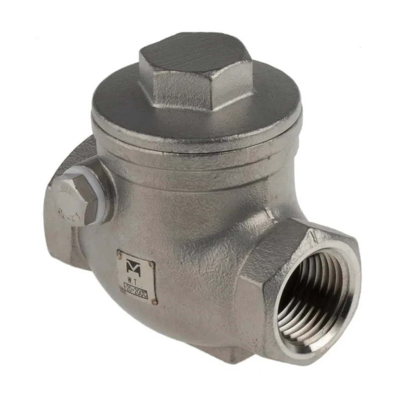 RS PRO Stainless Steel Threaded BSP Single Check Valve 1/2 inch, 14 bar 499-2622