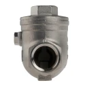 RS PRO Stainless Steel Threaded BSP Single Check Valve 1/2 inch, 14 bar 499-2622