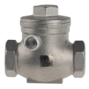 RS PRO Stainless Steel Threaded BSP Single Check Valve 1/2 inch, 14 bar 499-2622
