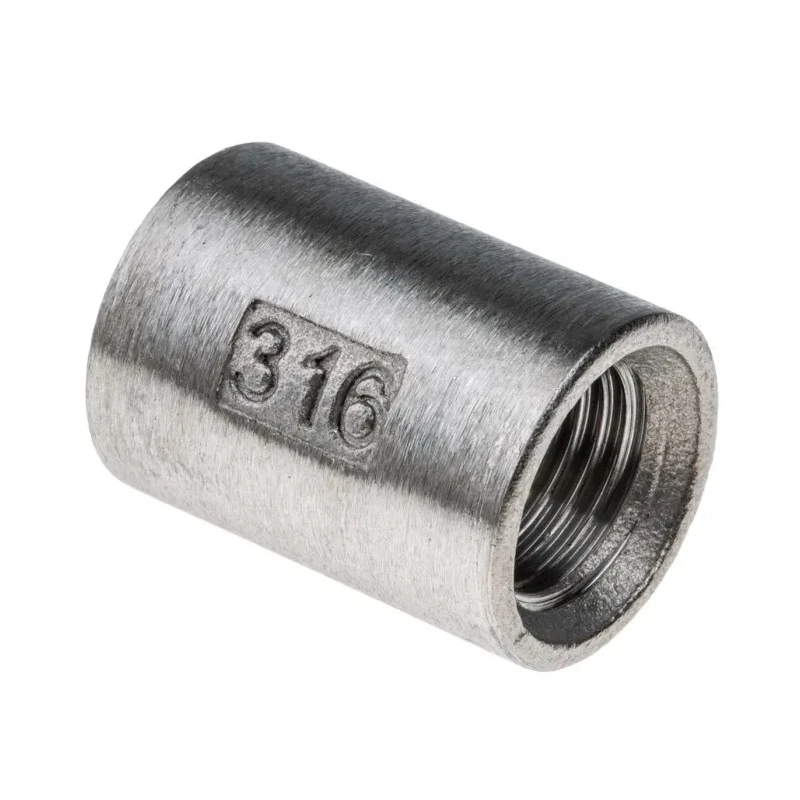 RS PRO Stainless Steel Pipe Fitting Socket Circular Socket Female G 1/4 in x Female G 1/4 in 499-2903