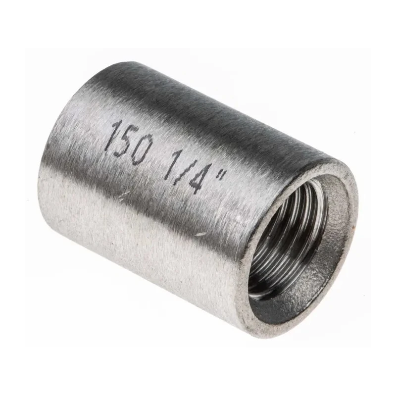 RS PRO Stainless Steel Pipe Fitting Socket Circular Socket Female G 1/4 in x Female G 1/4 in 499-2903