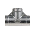 RS PRO Stainless Steel Circular Tee Pipe Fitting Female G 1/4 in x Female G 1/4 in x Female G 1/4 in 499-2880