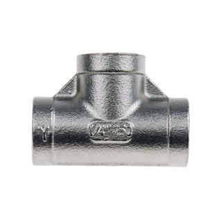 RS PRO Stainless Steel Circular Tee Pipe Fitting Female G 1/4 in x Female G 1/4 in x Female G 1/4 in 499-2880