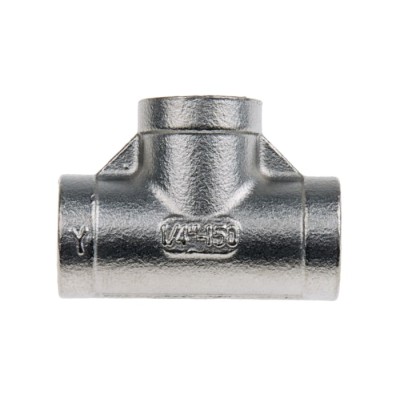 RS PRO Stainless Steel Circular Tee Pipe Fitting Female G 1/4 in x Female G 1/4 in x Female G 1/4 in 499-2880