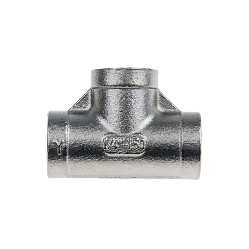 RS PRO Stainless Steel Circular Tee Pipe Fitting Female G 1/4 in x Female G 1/4 in x Female G 1/4 in 499-2880