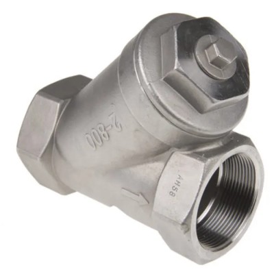 RS PRO Stainless Steel Y Strainer 1-1/4 in BSP, Liquid Media, PTFE Seal 499-2751