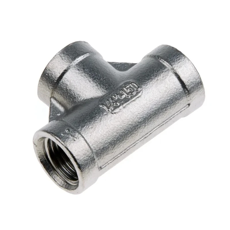 RS PRO Stainless Steel Circular Tee Pipe Fitting Female G 1/4 in x Female G 1/4 in x Female G 1/4 in 499-2880