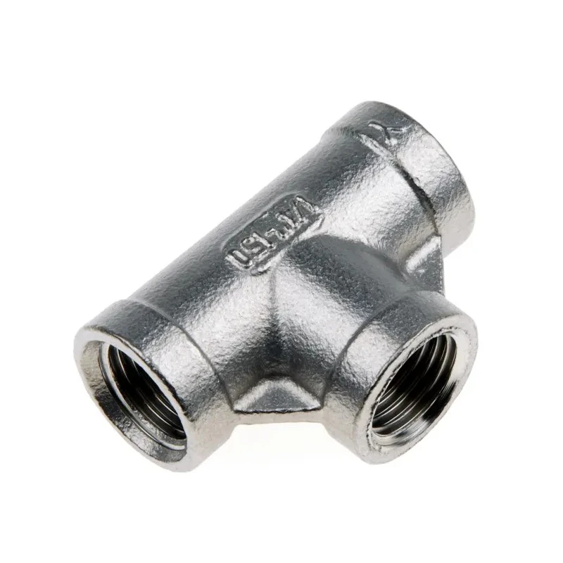 RS PRO Stainless Steel Circular Tee Pipe Fitting Female G 1/4 in x Female G 1/4 in x Female G 1/4 in 499-2880