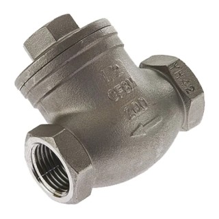 RS PRO Stainless Steel Threaded BSP Single Check Valve 2 in, 14 bar 499-2688