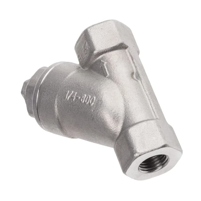 RS PRO Stainless Steel Y Strainer 1/4 in Connection Size, Class 800 Stainless Steel Body 499-2694