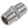 RS PRO Stainless Steel Pipe Fitting Straight Hexagon Nipple Male 3/8 in x Male 3/8 in 499-2947