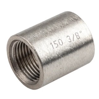 RS PRO Stainless Steel Pipe Fitting Socket Circular Socket Female G 3/8 in x Female G 3/8 in 499-2919