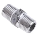 RS PRO Stainless Steel Pipe Fitting Straight Hexagon Nipple Male 1/4 in x Male 1/4 in 499-2931