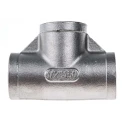 RS PRO Stainless Steel Pipe Fitting Tee Circular 1/2 in Female G Threaded x 1/2 in Female G Threaded x 1/2 in 499-2981