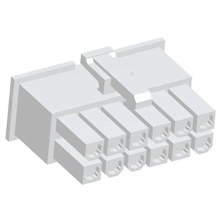 TE Connectivity VAL-U-LOK Female Connector Housing 12 Way 2 Row Straight 4.2 mm Pitch 1-2296205-2