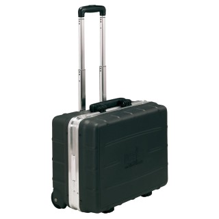 GT Line 2 Drawer Plastic Wheeled Tool Case with Aluminium Handle 465mm Length 255mm Width 352mm Height ATOMIK WH PTS