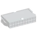 TE Connectivity VAL-U-LOK Male Connector Housing 4.2 mm Pitch 20 Way 2 Row Straight 2-2296207-0