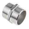 RS PRO Stainless Steel Pipe Fitting Straight Hexagon Nipple Male Threaded 1-1/2 in x Male Threaded 1-1/2 in 499-3186